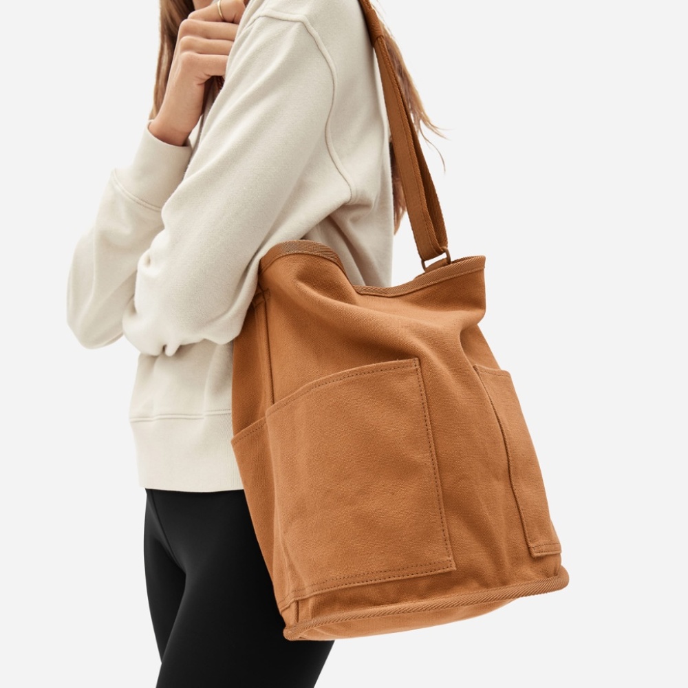 Everlane Lantern Bag -- Tan/Khaki -- NWT